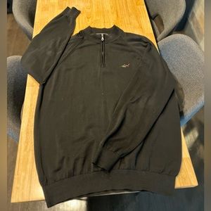 Greg Norman half zip collard long sleeve sweater. Men’s size Large.